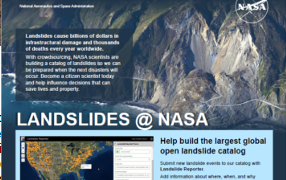 Thumbnail of the Landslides @ NASA poster